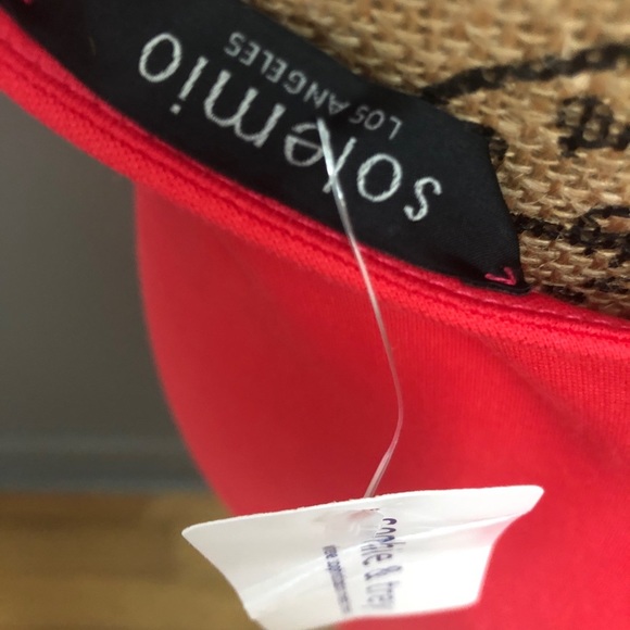 NWT Sophie & Trey Solemio sexy bodycon dress w/mesh detail 💕 - Picture 6 of 7